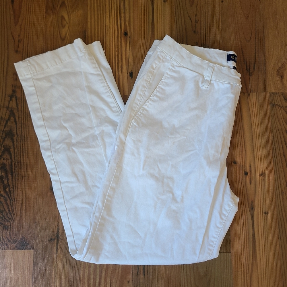 Nautica Tencel Ankle Trousers White  Size 6/28